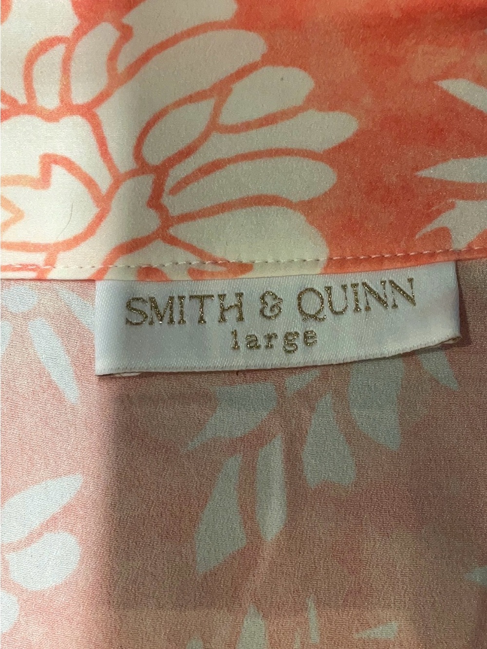 Smith & Quinn Coral Floral Tunic Top - Picture 5 of 5
